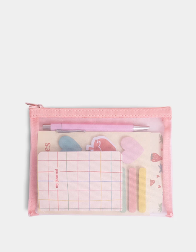 Librería Sets Estuche PVC Set De Librería En Estuche "berry" - Combinacion Multicolor