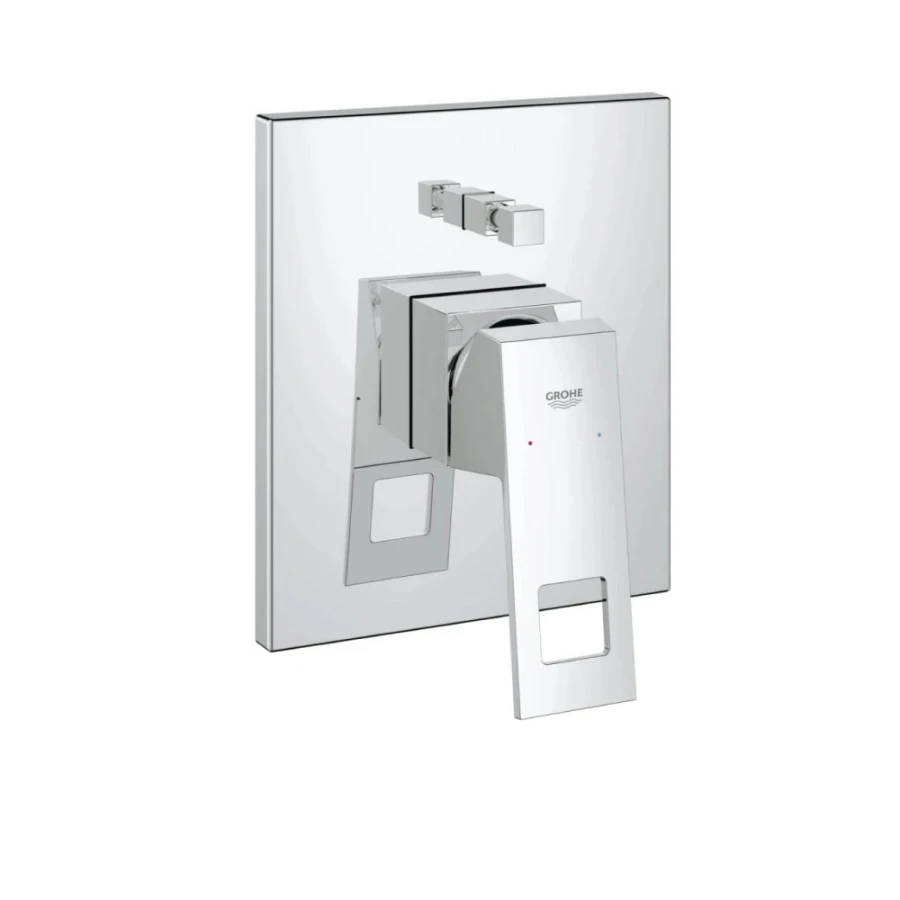 Grifería de Baño Ducha Exterior Empotrada Monocomando Cromado Línea Eurocube Grifería de Baño Ducha Exterior Empotrada Monocomando Cromado Línea Eurocube