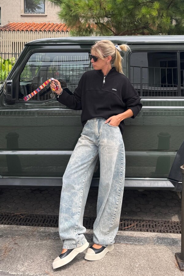 Sweater Label Unit Negro