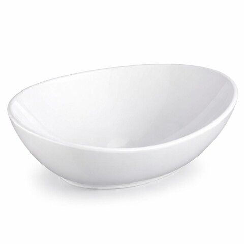 Bacha de apoyo Oval 41x33 cm blanco Brillante Dmc Bacha De Apoyo Oval 41x33 Cm Blanco Brillante Dmc