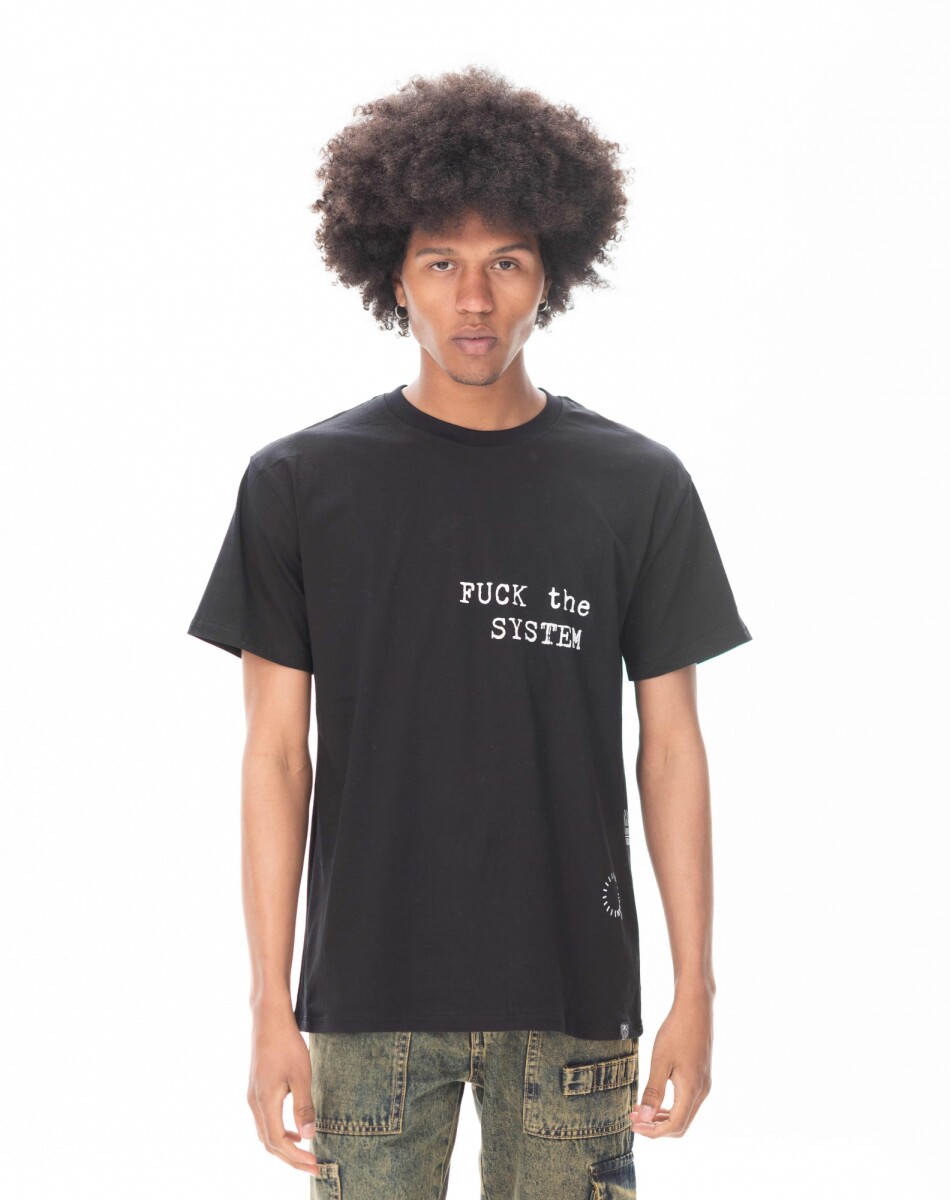 Remera System - Negro 