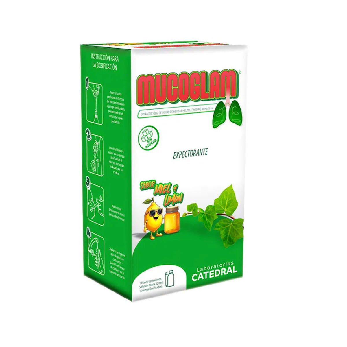 MUCOGLAM HEDERA FRASCO X 120 ML. 
