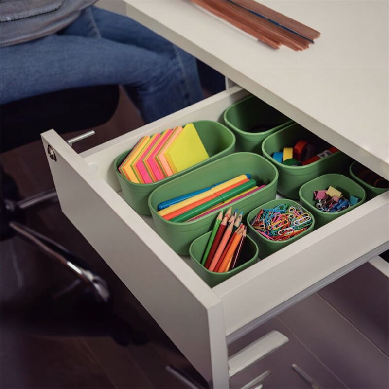 Tupper en Plastico Resistente con Tapa Tramontina 650ml Verde