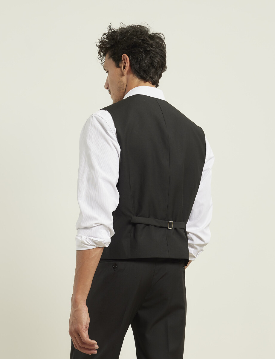 470699 CHALECO VESTIR HARRINGTON LABEL Negro