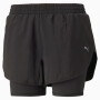 Run Favorite Woven Short W - Mujer Black