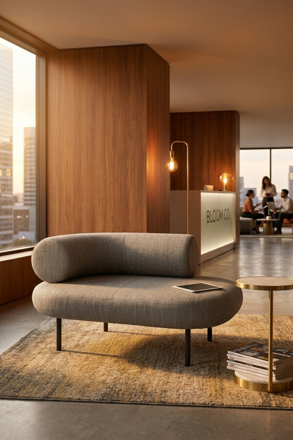 Sofá modular Pompidou 1C right Gris plata