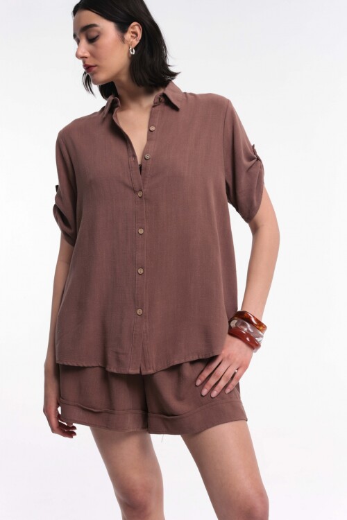Camisa Axis Marron