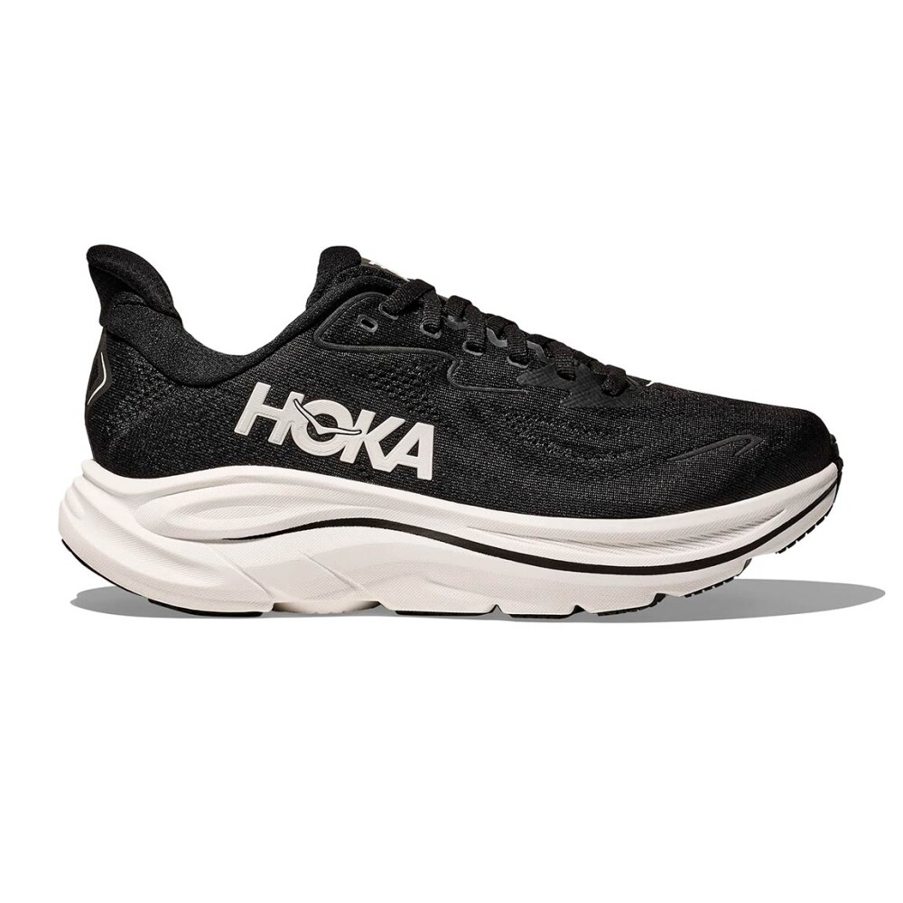 Hoka Clifton 10 Champion para hombre - Negro/Blanco Negro-Blanco
