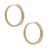 Aros en oro amarillo 18k cin circonias. N0526 Aros en oro amarillo 18k cin circonias. N0526