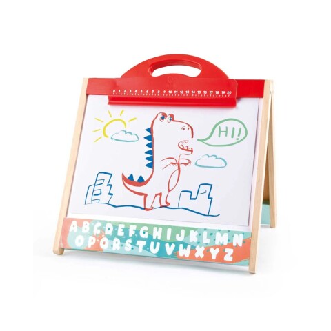 Pizarra viajera para niños 2 en 1 Pizarra viajera para niños 2 en 1