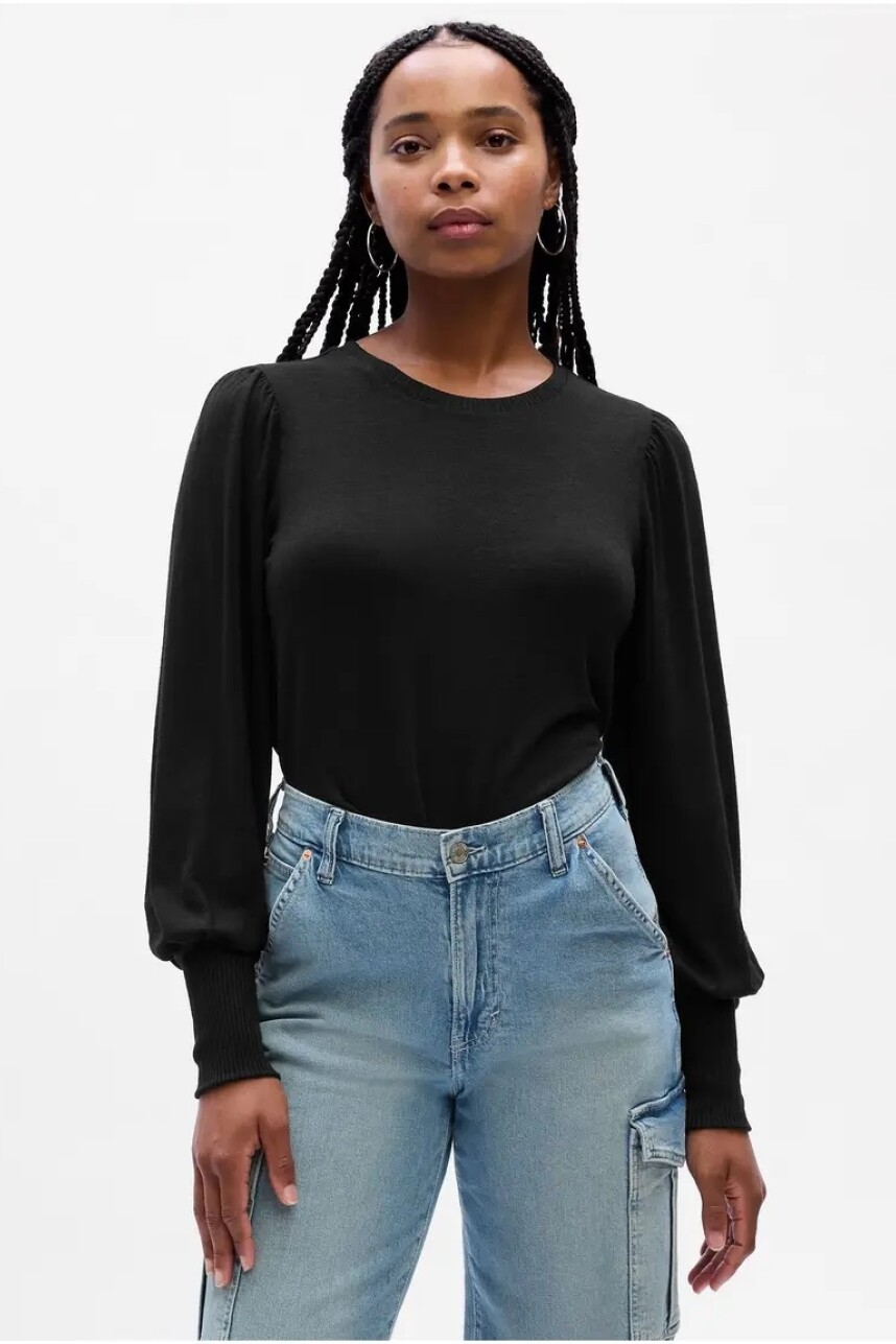 Remera manga larga mujer algodon online