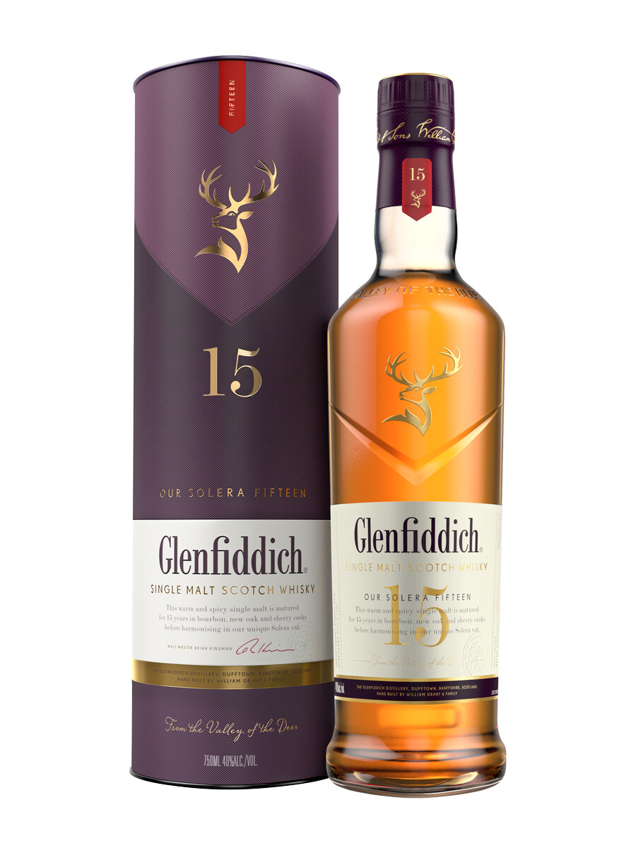 Whisky Glenfiddich 15 Años con Estuche 750 ml Whisky Glenfiddich 15 Años con Estuche 750 ml