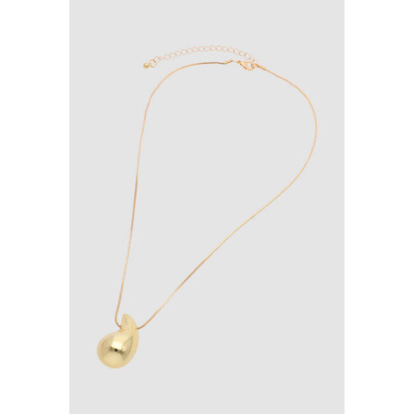 Collar lagrima Oro fuerte