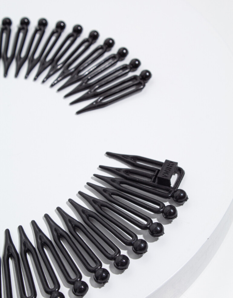 Accesorios Pelo Set Varios Vincha Zig Zag - Negro