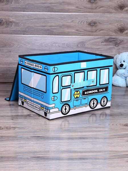 CAJA INFANTIL BUS CELESTE