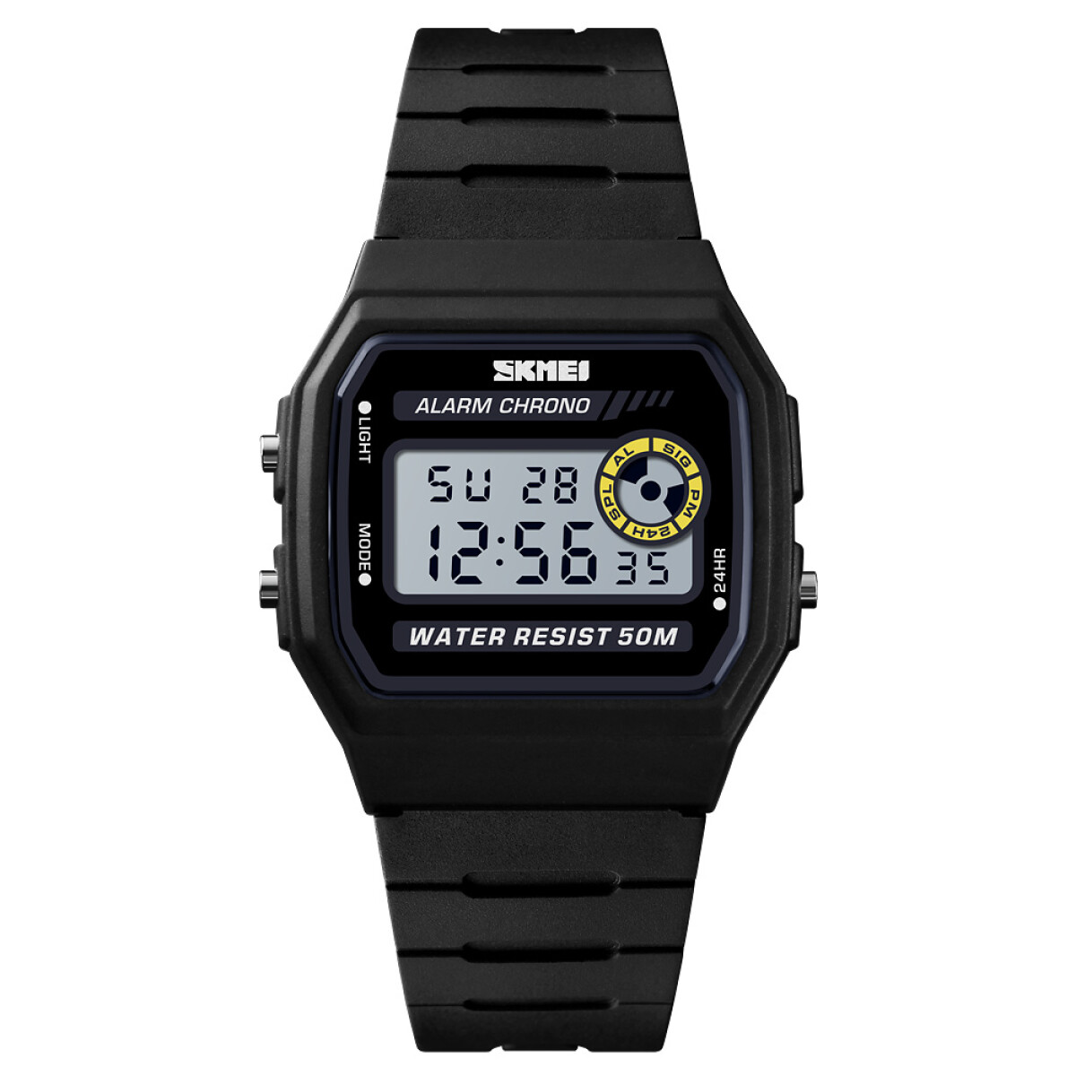 Reloj Skmei 1413bk Deportivo Unisex Digital Con Esfera Negra 
