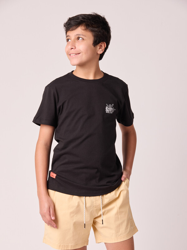 T-SHIRT JUCAR TEEN RUSTY Negro