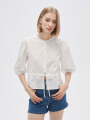 Blusa Goujer Marfil / Off White