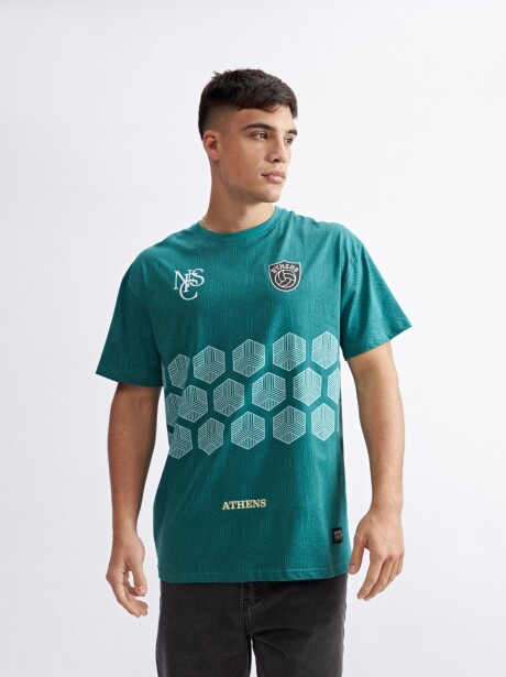 REMERA ECHOES VERDE