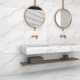 CERAMICA PISO 40X75 MARMOLADO RECTIFICADO GRIS PULIDO GAMAS DE GRIS