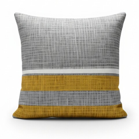 Almohadón Decorativo 45x45 cm - Franjas 01 – Cojín Suave para Cama y Living Almohadón Decorativo 45x45 cm - Franjas 01 – Cojín Suave para Cama y Living