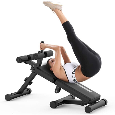Banco Abdominal Plegable Multifunción Regulable Gym004202