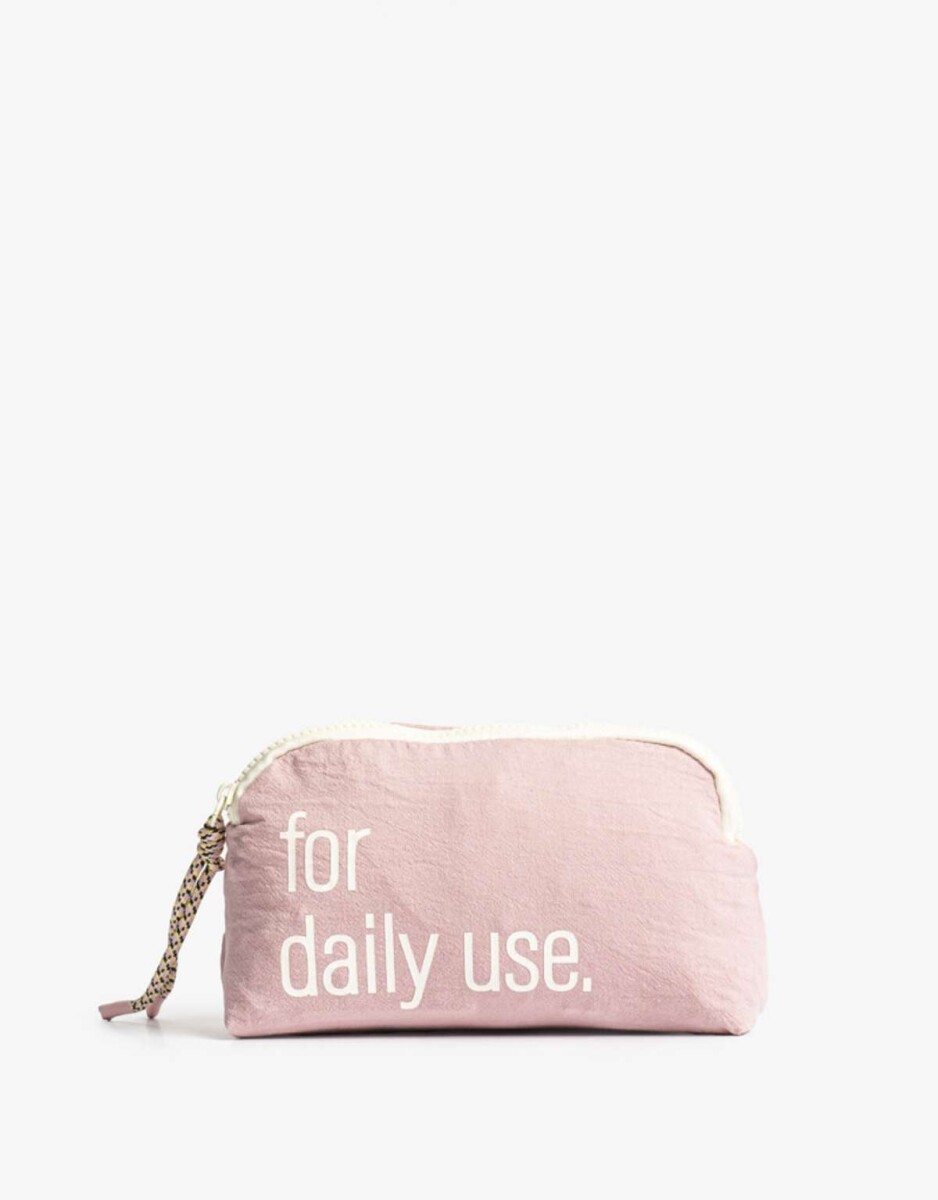 Porta Cosméticos For Daily Use - Rosa Claro 
