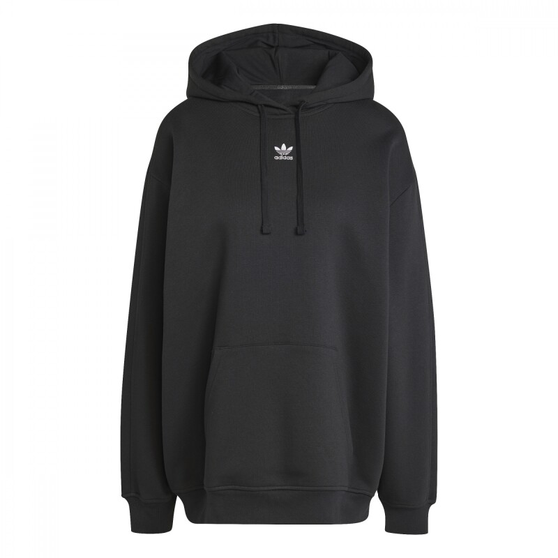 Abrigo Essentials Oversized Fleece de Mujer Negro