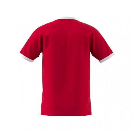 REMERA adidas ADICOLOR CLASSICS 3 FRANJAS Red & White