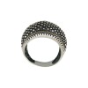 Anillo Puntos-Plata y Oro-Sin Piedra-AN5066 sinpiedra