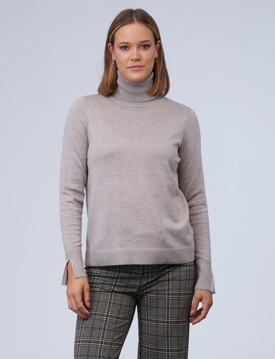 Polera Basica - Beige Oscuro 