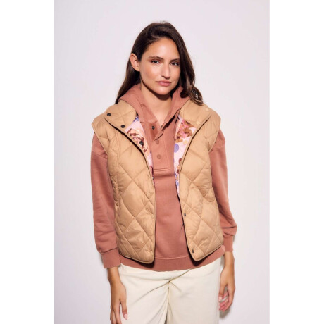 Chaleco Reversible Camel