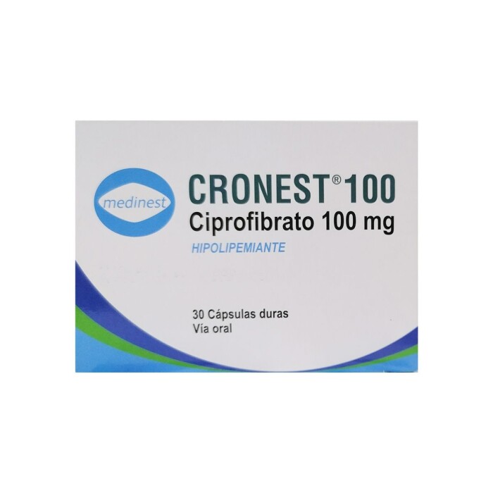 CRONEST 100 MG. CJ X 40 CAPS. única