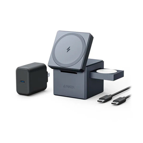 Cargador Inalámbrico Anker Cube 3 en 1 con MagSafe Y1811JA1 Cargador Inalámbrico Anker Cube 3 en 1 con MagSafe Y1811JA1