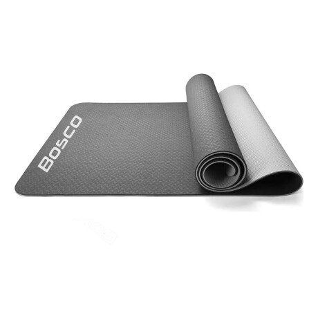 Mat Yoga Colchoneta 6mm Bolso Bosco Correa Gris