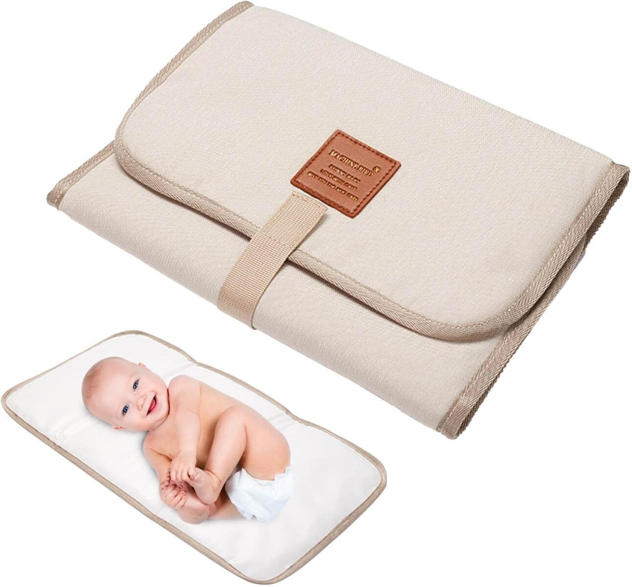 Cambiador portatil basico - beige 