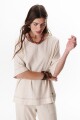 BLUSA LINO EVA BEIGE