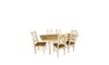 Juego Comedor Salvador Extensible 6 Sillas Blanco