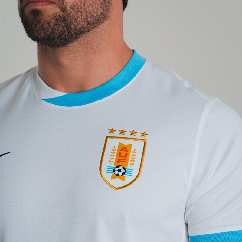 Remera Oficial Uruguay de Hombre Blanco