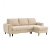 Sillón Esquinero con Baúles amplios - Amo Beige