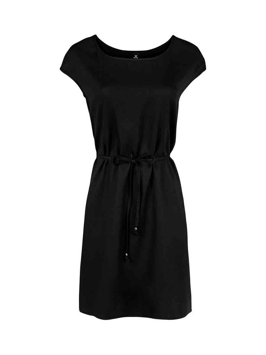 Compra Nueva Moda Impresión De La Tripulación Cinturón De Cuello Corto  Cinturón De Un Solo Pecho Vestido Corto De La Calle Estilo Casual Empalme  Vestido De Manga De Vuelo Corto Barato 