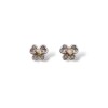 Caravanas Moño zirconia-Plata y oro-Zirconia-CA5084 conpiedra