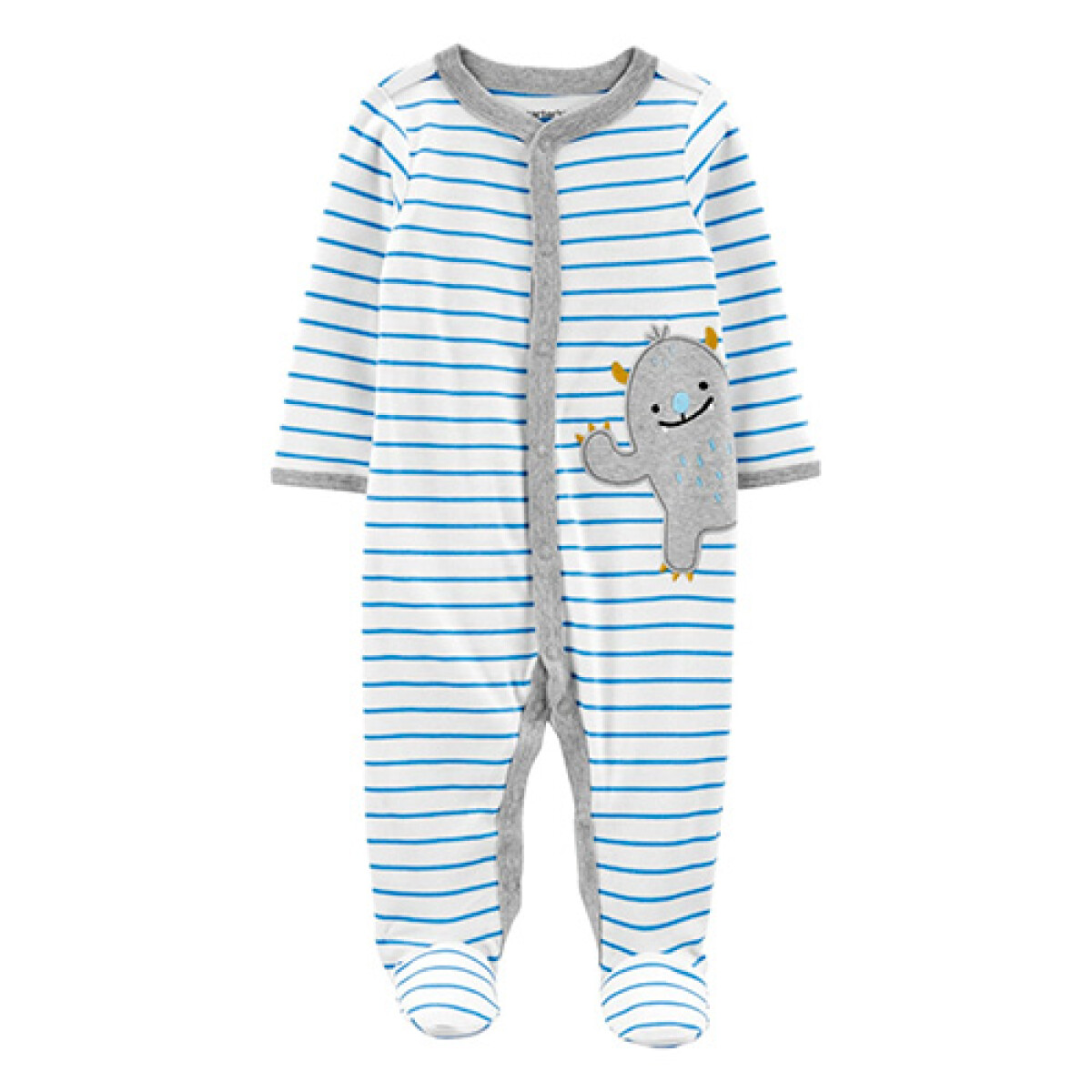 Pijama Carters con Pie Monstruo 1M547810 Algodón - AZUL 