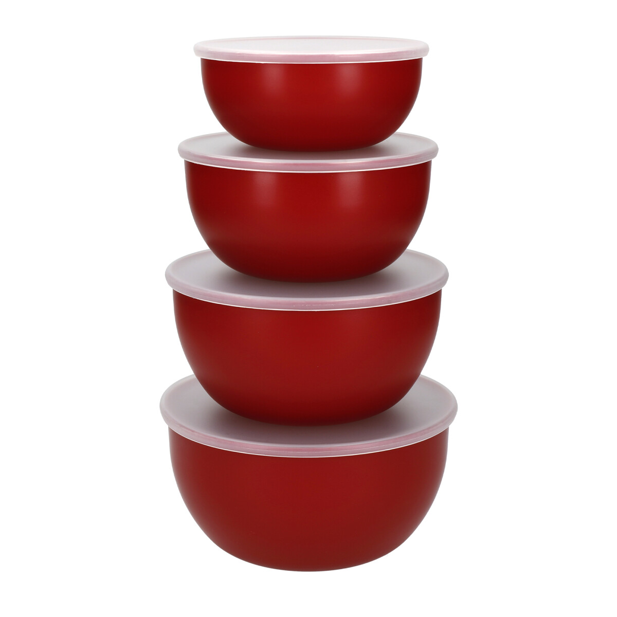 Set x 4 bowl con tapa Rojo KitchenAid 