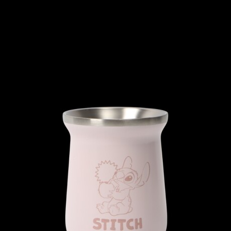 MATE ACERO INOXIDABLE STICH DLS7207 236ML Universo Binario ROSADO