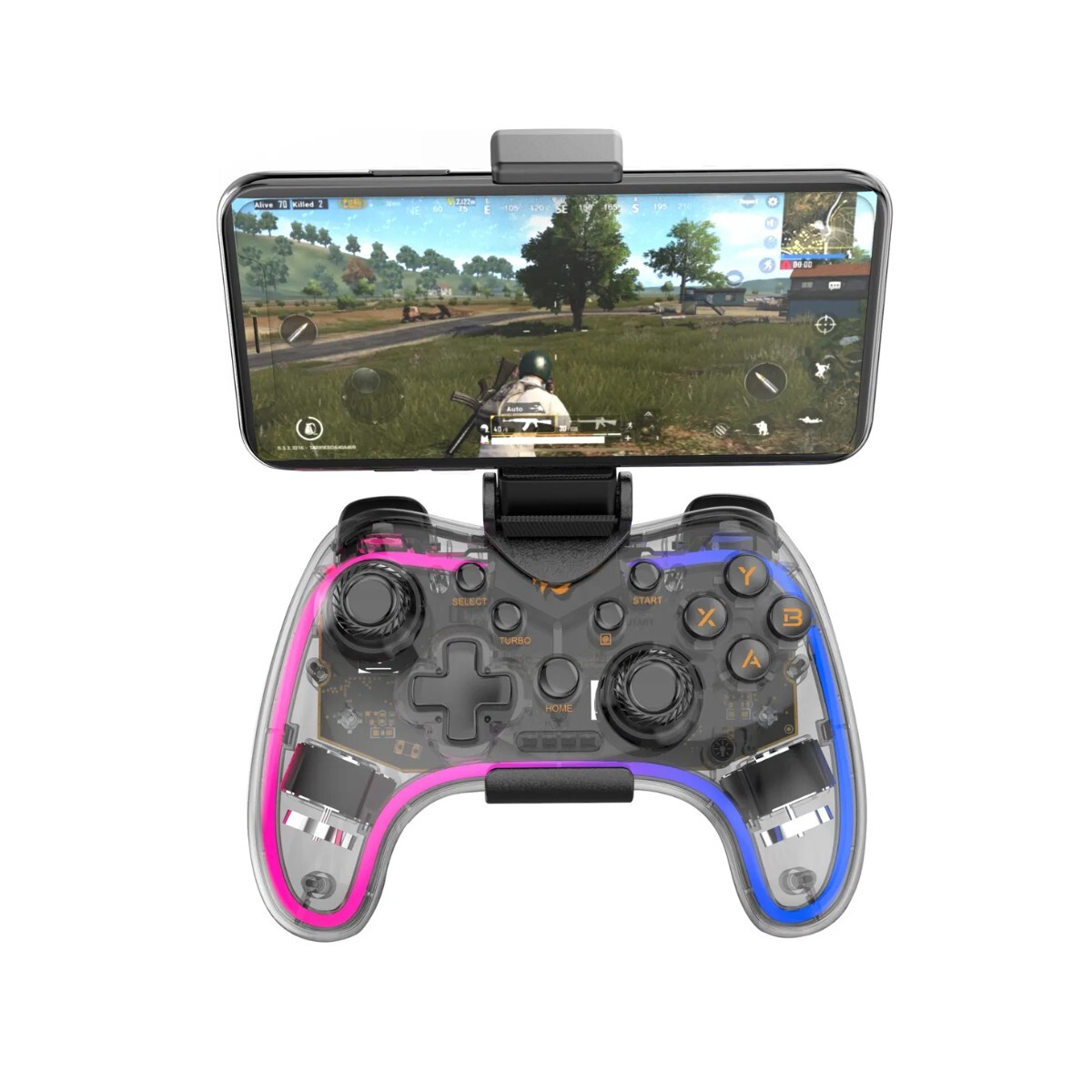 Control Gamepad Havit Pc Series G180bt Blanco Con Bluetooth 