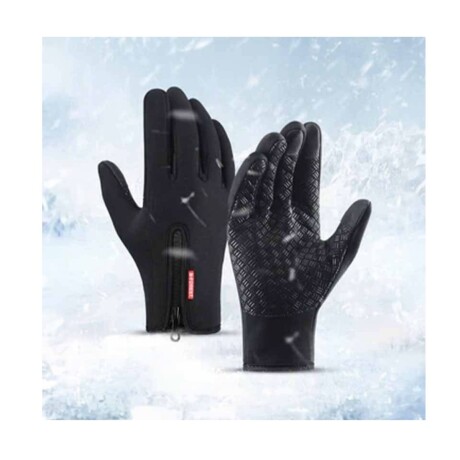 GUANTES TERMICOS CON DEDO TACTIL L COLOR NEGRO NEGRO