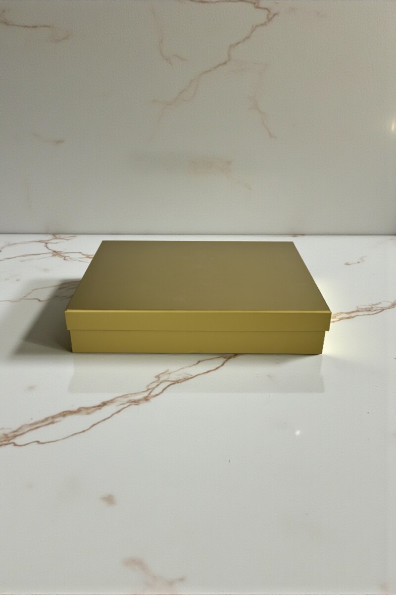 Caja Rigida 27,5 x 37,5 x 7,5 - DORADO 