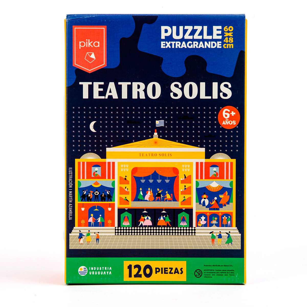 Puzzle Teatro Solís 120 Piezas - S/C 