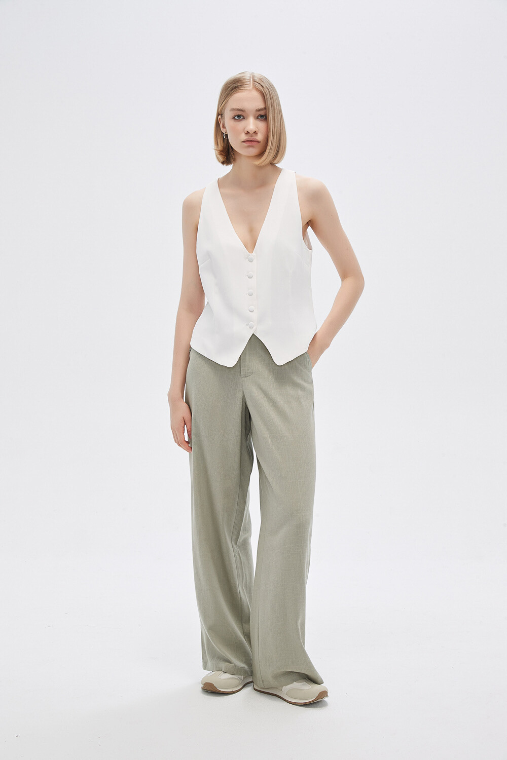 Chaleco Iridis Marfil / Off White